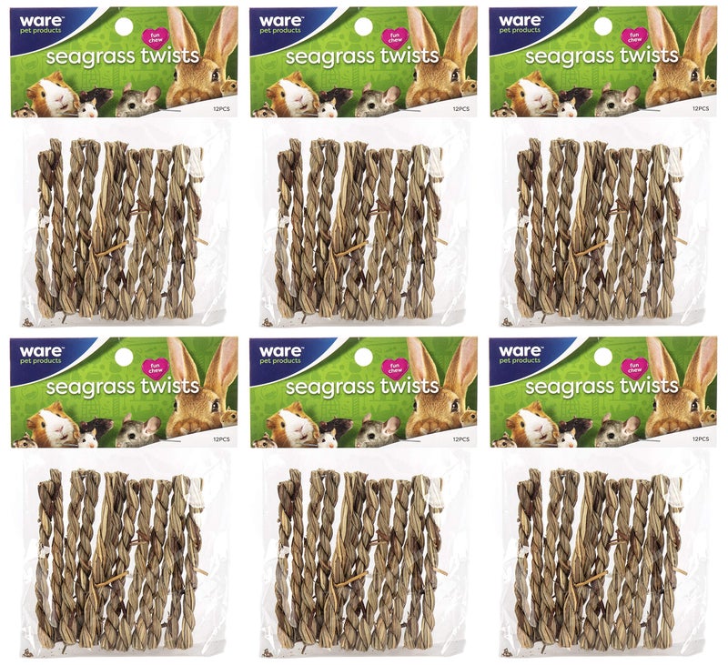 Ware Manufacturing Ware Sundried Seagrass Twists Small Pet Chews, 12 Twists Per Pack (72 Pack) - Image 1